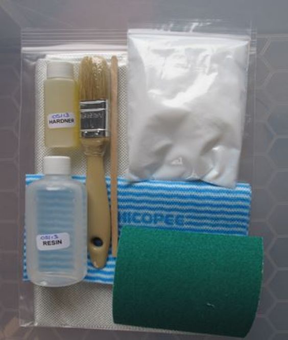 Hovedbilde HJ Kompositt Kajakk reparasjonssett